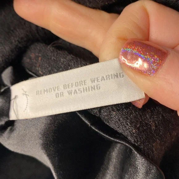 Black lined 2 piece suit - black blended jacquard. - Picture 9 of 11